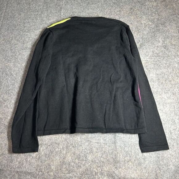 Jack B Quick Ugly Christmas Sweater Womens XL Beaded Ornament Holidays Cardigan - Picture 6 of 8